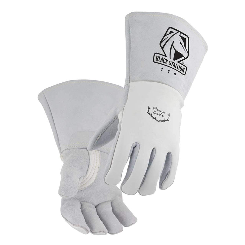 Premium Grain Elkskin Stick Welding Gloves - Nomex Backing, Size X-Large - NewNest Australia