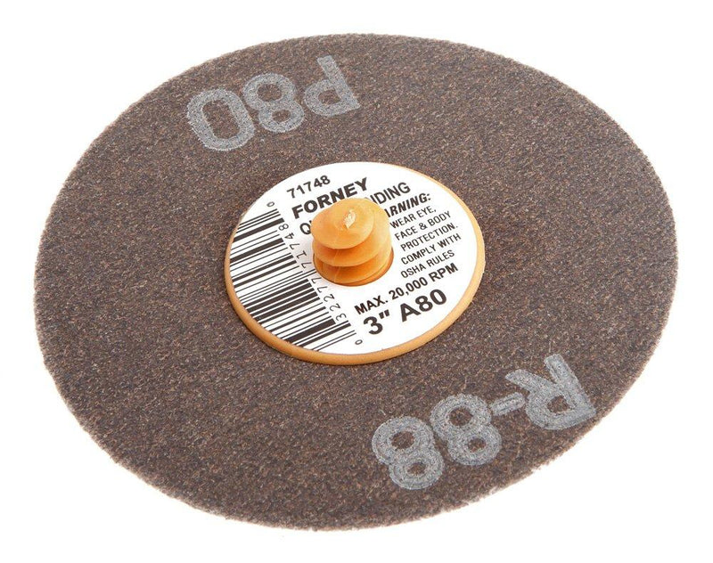 Forney 71746 Mini-Sanding Disc, Quick Change, 36-Grit, 3-Inch - NewNest Australia