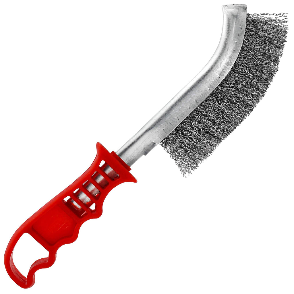 SHARK 14098 Red Handled Steel Scratch Brush - NewNest Australia