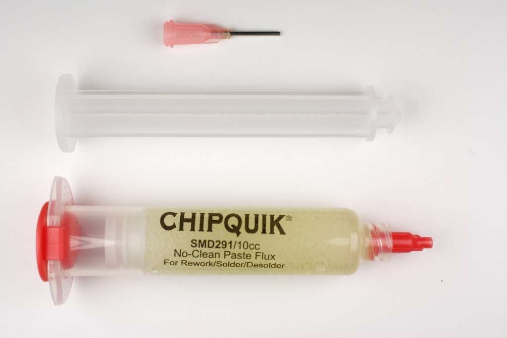 Chipquik Tack Flux no clean in a 10cc syringe w/plunger & tip - SMD291 - NewNest Australia