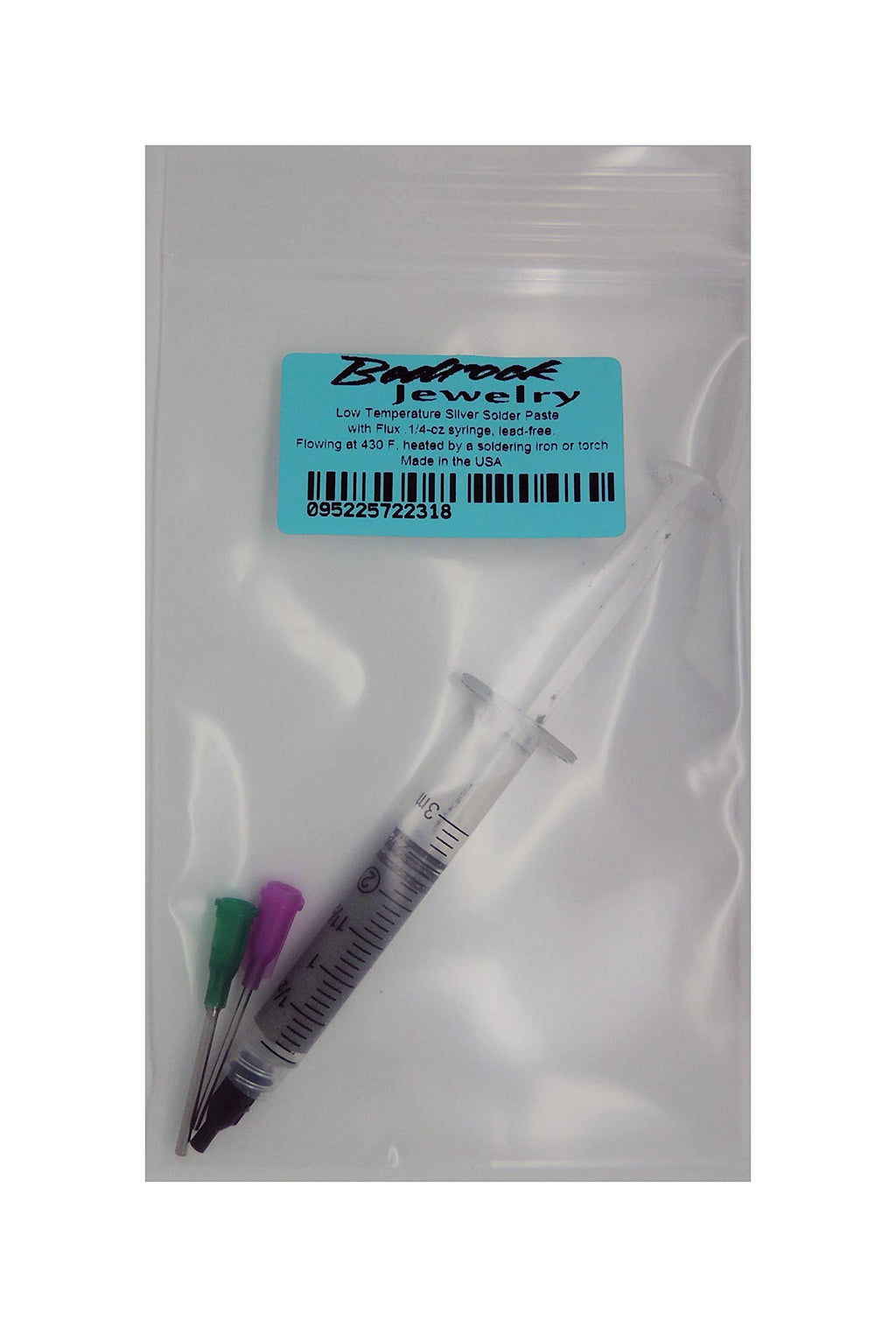 Fast Silver Solder Paste with Flux, 1/4-oz Syringe, Lead-Free, Cadmium-Free, Made in USA - NewNest Australia