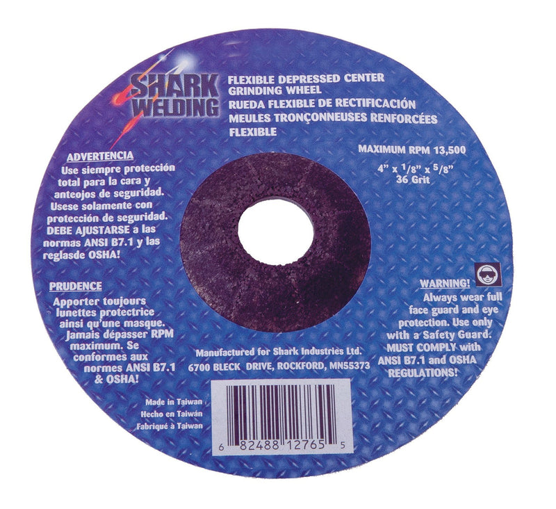 Shark 12769 7-Inch by 0.125-Inch by 0.875-Inch Flexible Grinding Wheels, Grit-36 - NewNest Australia