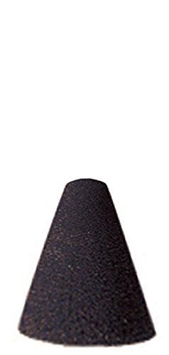 Dedeco 0077 Rubberized Abrasive Cone, Tapered, Silicon Carbide, Coarse, 1" x 7/8" x 1/4", Black 1" x 7/8" x 1/4" - NewNest Australia