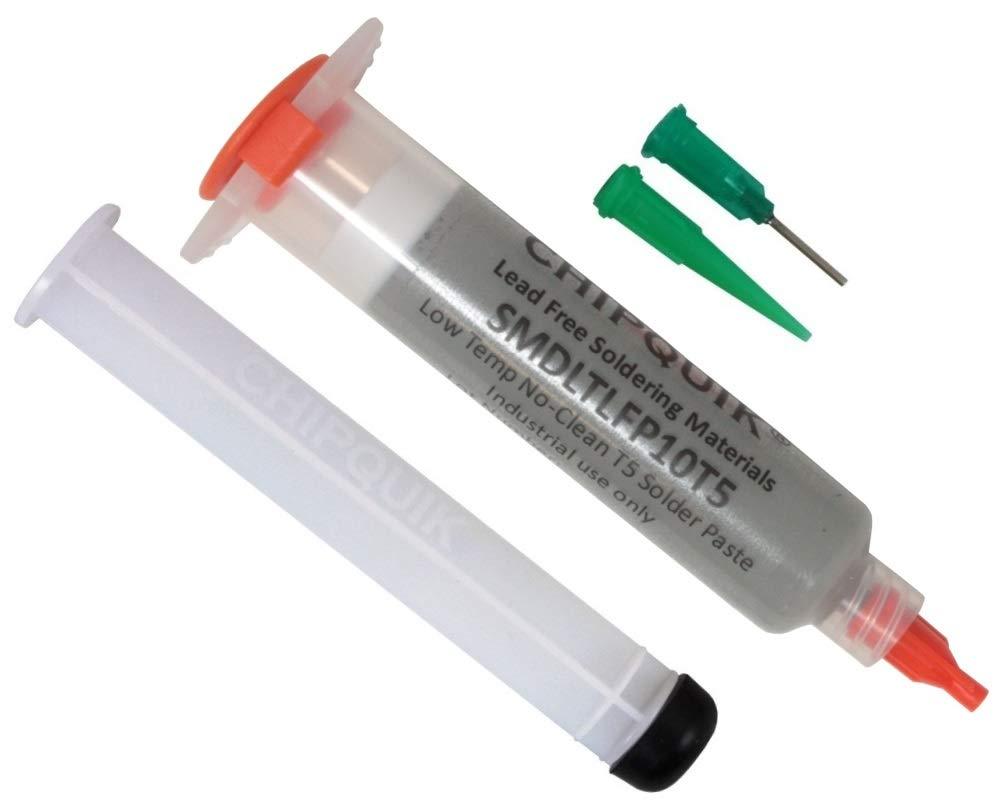 Solder Paste Lead-Free Sn42/Bi58 Low Temperature T5 mesh 10cc Syringe - NewNest Australia