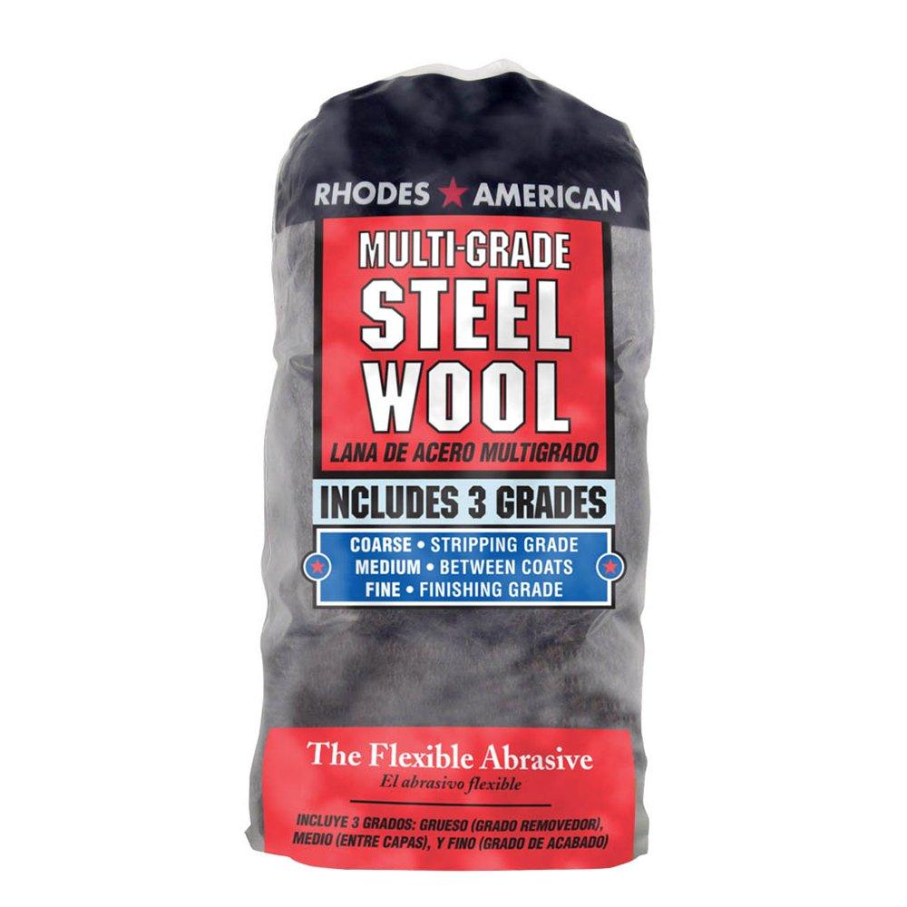 Homax 33873211143 Steel Wool, 12 pad, Assorted Grades, Rhodes American - NewNest Australia