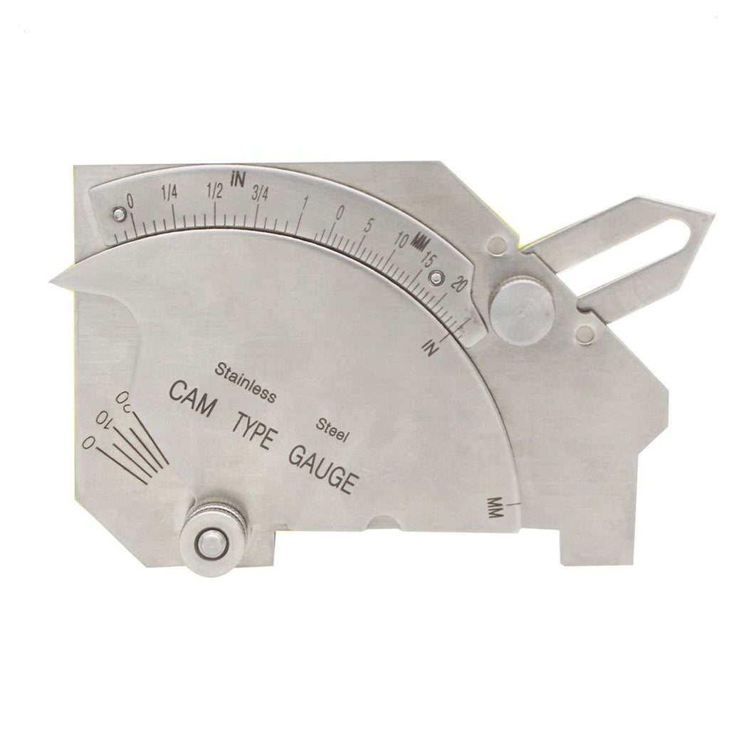 WeldingStop Bridge Cam Gauge Welding Fillet Throat Gage Welding Gauge MG-8 for Inspection of Welded Surface Weld Joints Bevel Angle Inch/mm Stainless Steel Weld Gage - NewNest Australia