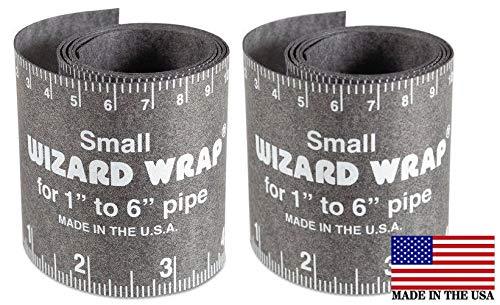 2 EACH Flange Wizard WW-16 Small Wrap 30” Long x 2-5/8” Wide For Pipe 1” to 6” Diameter - NewNest Australia