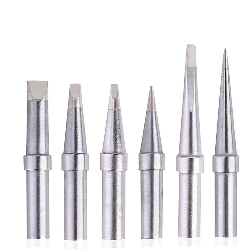 Solder Tips 6pcs for Weller ET Soldering Iron, Replacement Tips for WES51/50,WESD51,PES51 / 50,WE1010NA WCC100 LR21 ET Tip Series (6PCS-01) - NewNest Australia