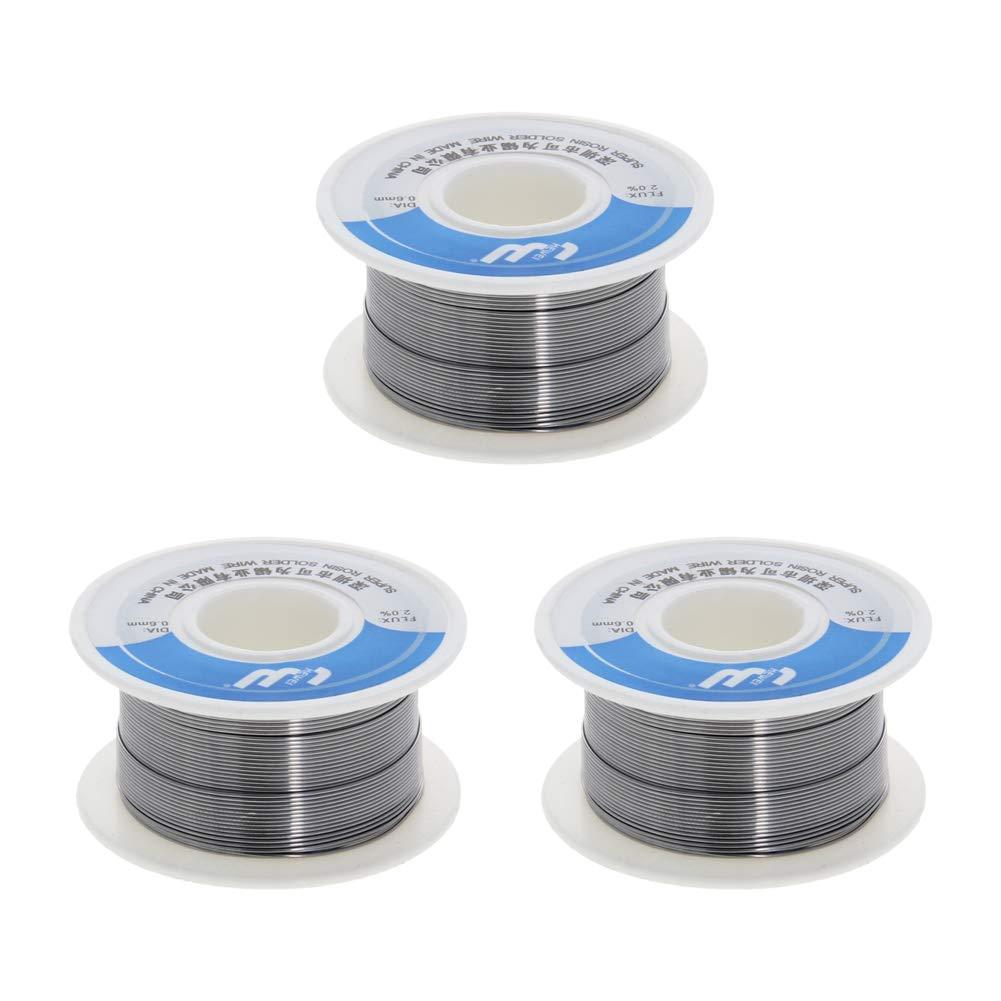 Utoolmart Solder Wire 0.6mm 50g with Rosin Core for Electrical Soldering 3 Pcs 3pcs - NewNest Australia