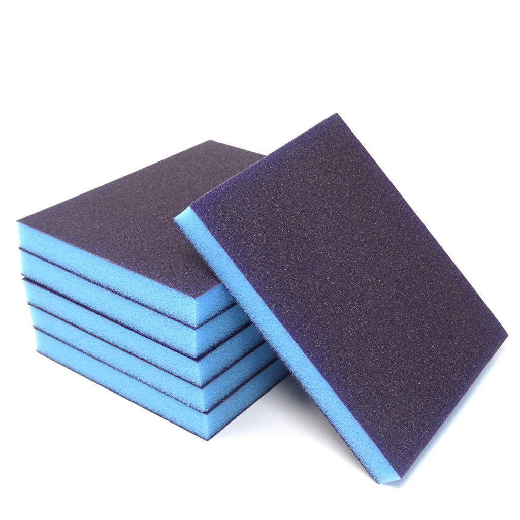 Honbay 6PCS Sanding Sponge Sanding Blocks, Washable and Reusable - Grade 320 to 400 - NewNest Australia