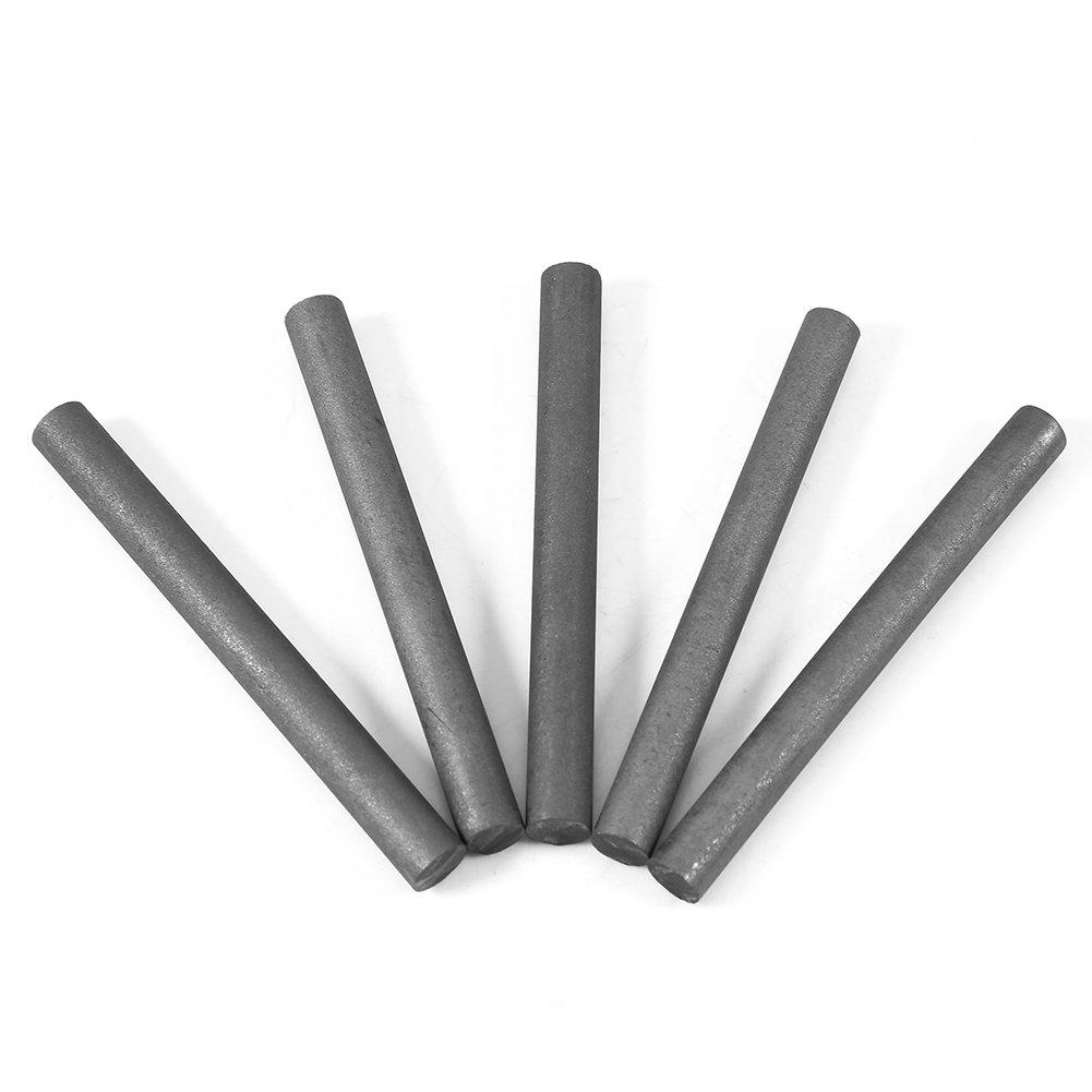 5Pc Graphite Rod Length 100mm Diameter 10mm Electrode Cylinder Rod 99.9% Carbon Graphite Rod Black for Metallurgy, Chemical Industry and Light Industry - NewNest Australia