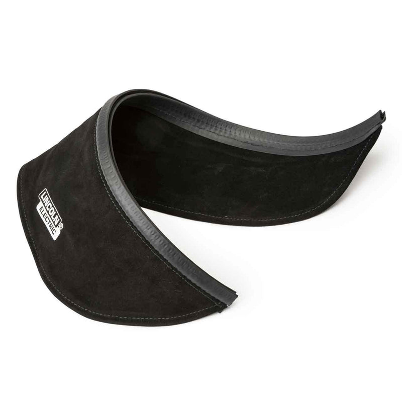 Lincoln Electric Split Leather Helmet Bib with Press Fit Seal | Compatible with Most Welding Helmets | KP3729-1 - NewNest Australia