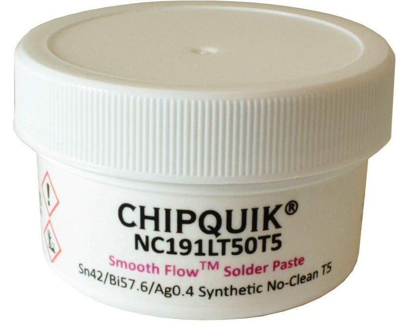 Smooth Flow Low Temp Solder Paste Sn42/Bi57.6/Ag0.4 T5 50g Jar - NewNest Australia