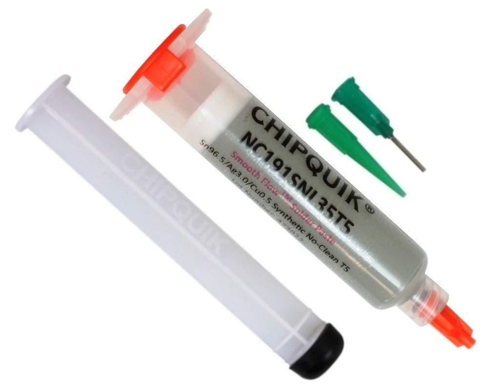 Smooth Flow Lead-Free Solder Paste SAC305 T5 35g Syringe - NewNest Australia