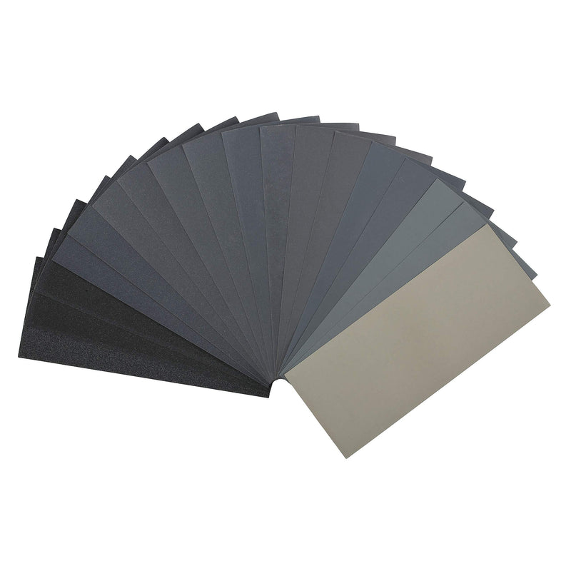 Bates- Sandpaper, 18 Pack, Assorted Grit, Sandpaper Assortment, Sand Paper, Sandpaper for Metal, Sandpaper for Wood, Automotive Sandpaper, Furniture Sanding, Fine Grit Sandpaper, Wet Dry Sandpaper - NewNest Australia