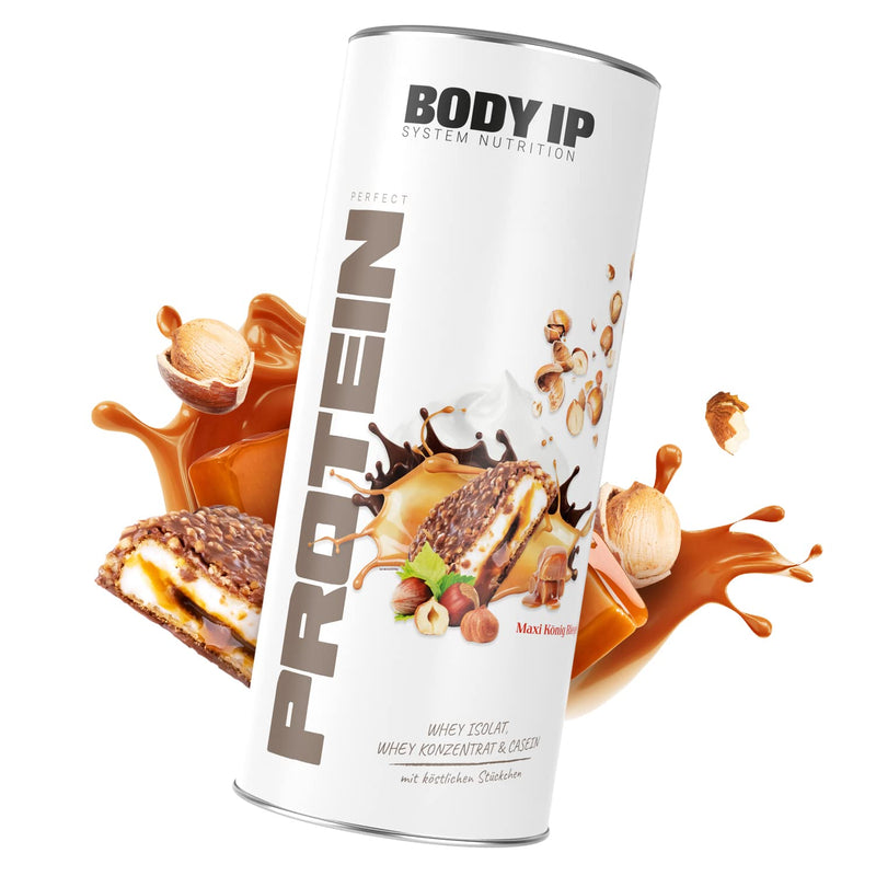 Body Ip Perfect Protein ‚ Your Sweets Substitute, Maxi King Bar, Whey Isolate, Whey Concentrate And Casein, Protein Shake For Muscle Building And Diet, 900 G - NewNest Australia