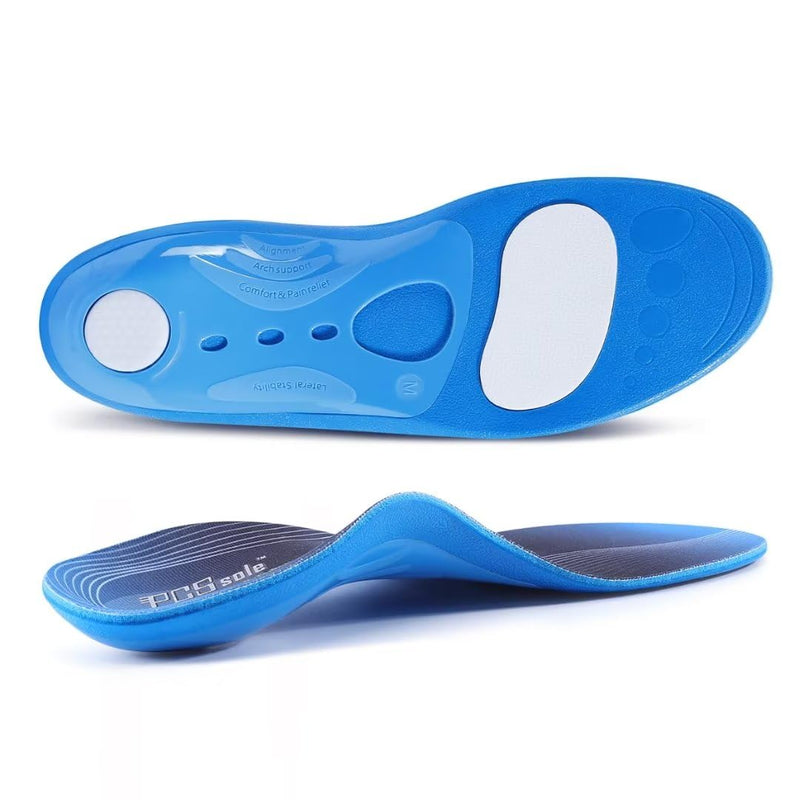 Pcssole Orthopedic Insoles Work Shoes, Shoe Insoles For Heel Spurs, Flat Feet, Plantar Fasciitis, Foot Pain, Insoles For Men And Women, Blue, Xs:Women (3.5-5.5) 24 Cm - NewNest Australia