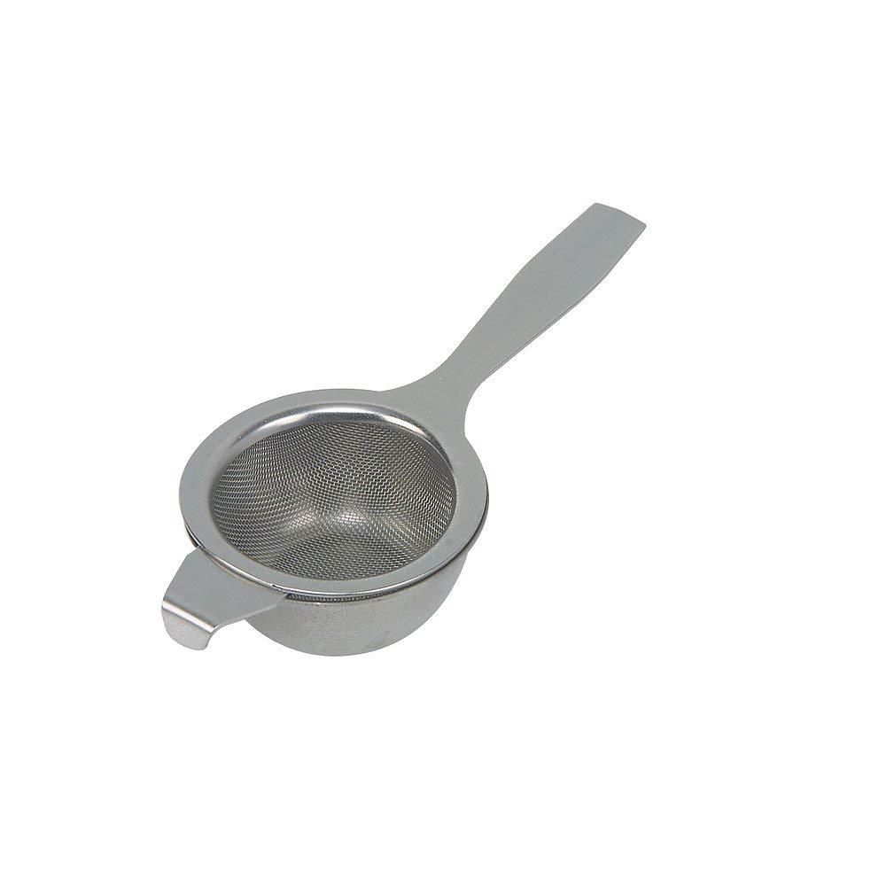 Dexam 17840526 Tea Strainer with drip bowl, Stainless steel - NewNest Australia