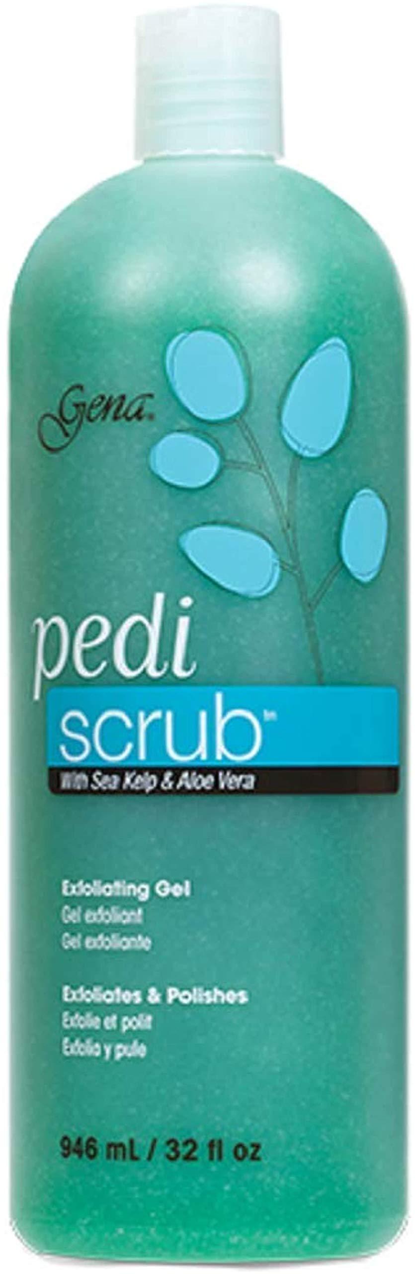 Gena Pedi Scrub Gel 32 oz (Pedicure Exfoliating Gel), 946 ml – 946 ml - NewNest Australia