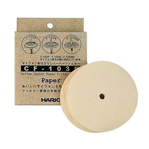 HARIO Paper Filters For Syphon Vacuum Immersion Coffee Makers, Natural, 100 Pack, fabric, Syphon-100 Pack - NewNest Australia