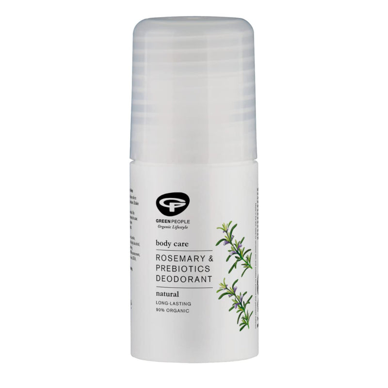 Green People Rosemary & Prebiotics Deodorant 75ml | Natural & Organic Deodorant | Gentle Rosemary & Lavender Floral Scented Deodorant for Women | Paraben Free & Ethanol Free | Cruelty Free & Vegan - NewNest Australia