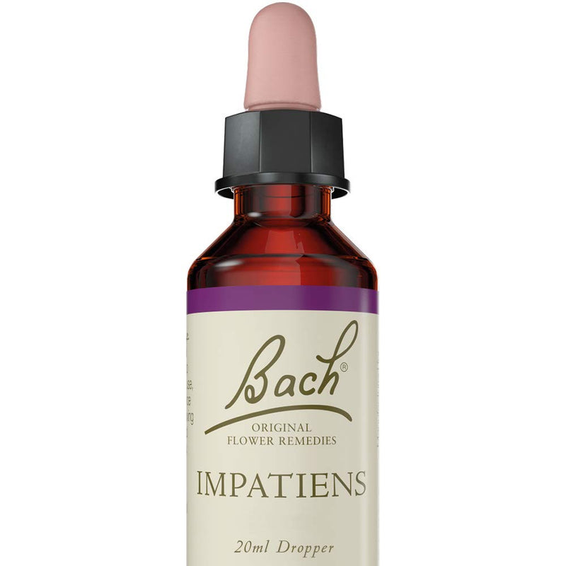 Bach Original Flower Remedy Impatiens, Flower Essences, Vegan formula, Let me be me, An Individual and Personal Approach to Emotional Wellness, Easy to use, 1 Dropper Bottle x 20 ml - NewNest Australia