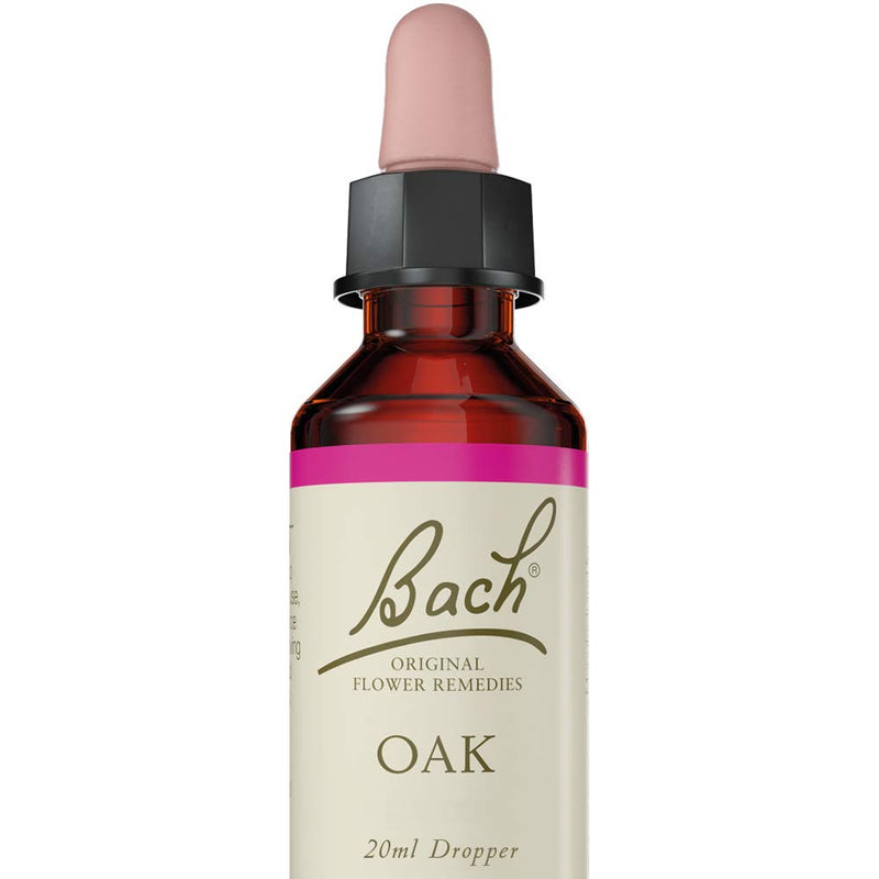 Bach Original Flower Remedy Oak, Flower Essences, Vegan formula, Let me be me, An Individual and Personal Approach to Emotional Wellness, Easy to use, 1 Dropper Bottle x 20 ml - NewNest Australia