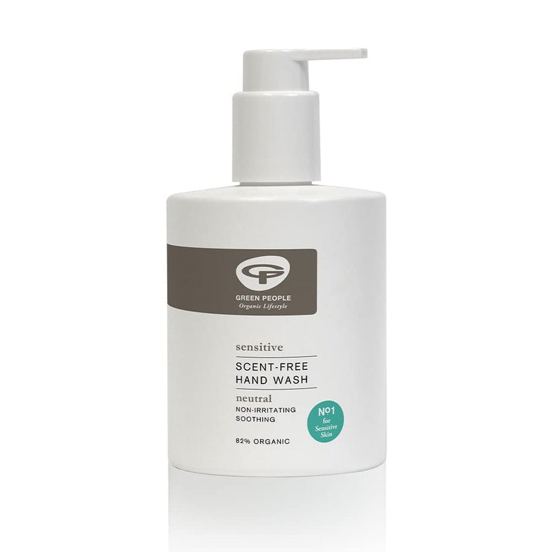 Green People Scent Free Hand Wash 300ml| Natural & Organic Hand Wash | Eczema-Friendly Ultra-Gentle Hand Wash for Sensitive Skin | Paraben Free, SLS Free & Unperfumed | Cruelty Free & Vegan - NewNest Australia