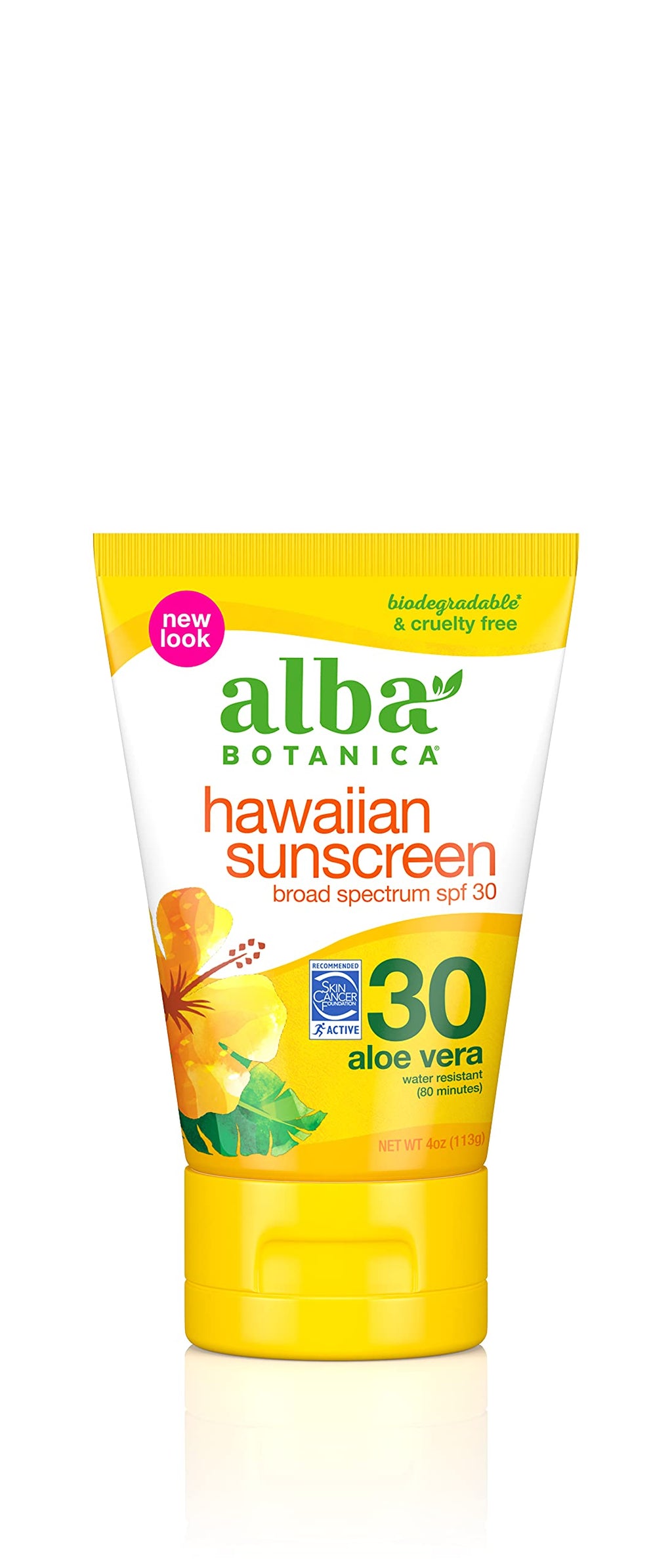 Alba Botanica Hawaiian Aloe Vera Sunscreen SPF30, 113 g - NewNest Australia