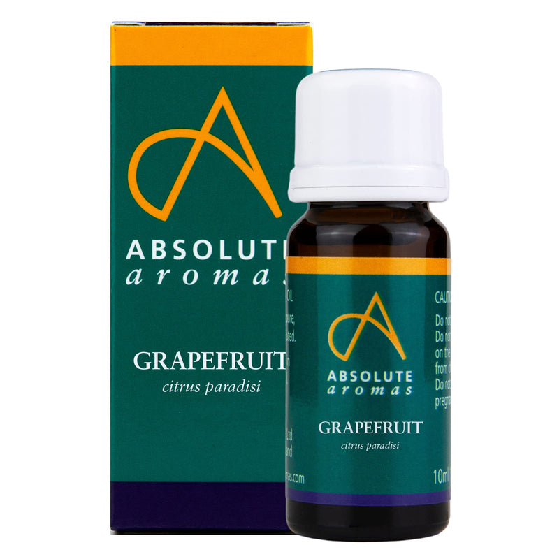 Absolute Aromas Grapefruit (citrus paradisi) Essential Oil 10ml - Pure, Natural, Undiluted, Cruelty Free and Vegan – for Aromatherapy, Diffusers, Candle Making and DIY Beauty Recipes - NewNest Australia