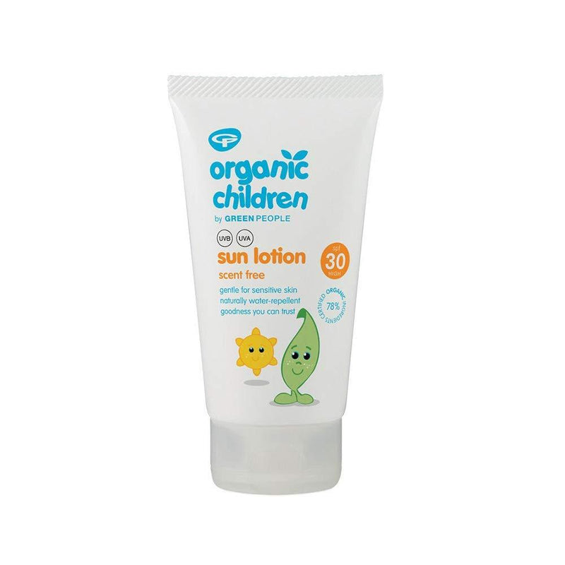 Green People Children's Sun Lotion Scent Free SPF 30 (150ml) - NewNest Australia