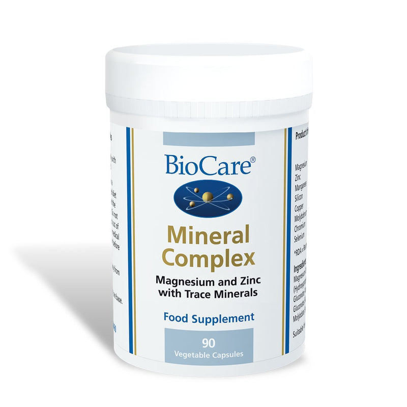 BioCare Mineral Complex | Vegetable Capsules | Magnesium, Zinc & Selenium for Energy, Immune & Skin Support | Suitable for Vegetarians and Vegans | 90 Capsules - NewNest Australia