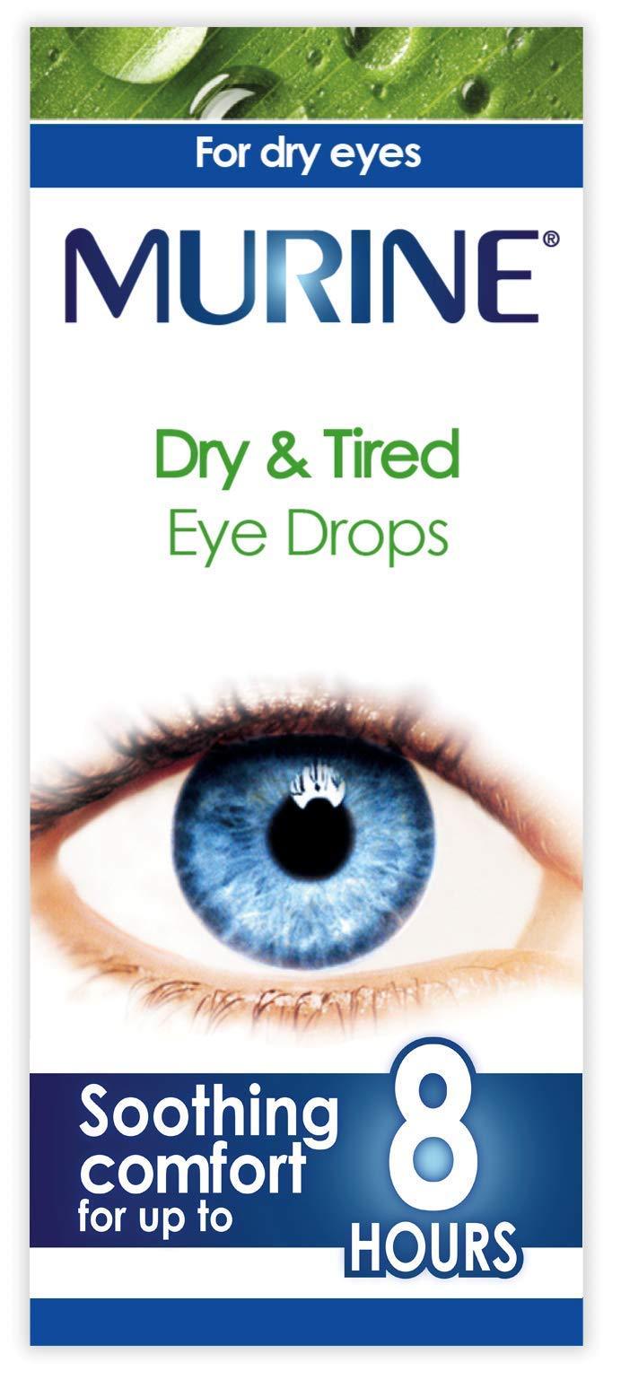 Murine Dy & Tired Eye Drops to Help Refresh and Relieve the Feeling of Tired and Dry Eyes, 15 ml - NewNest Australia