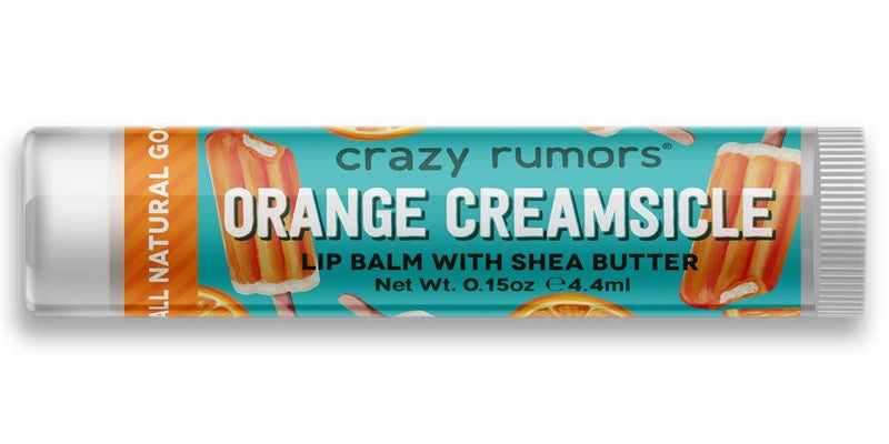 Crazy Rumors Orange Creamsicle Lip Balm 4g, Vegan 100% natural - NewNest Australia