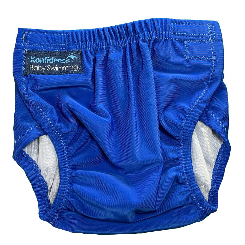 Konfidence ‘one Size fits All’ Splashy Aquanappy Swim Diaper. Eco-Friendly Using Recycled Plastics for Triple Layer Protection. Fits 3-30 Months. Washable and Reusable. Blue - NewNest Australia