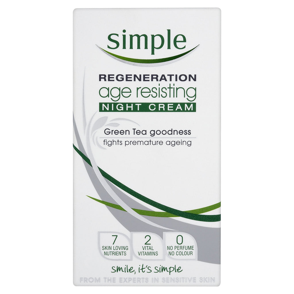 Simple Regeneration Age Resisting Night Cream 50 ml - Pack of 6 - NewNest Australia