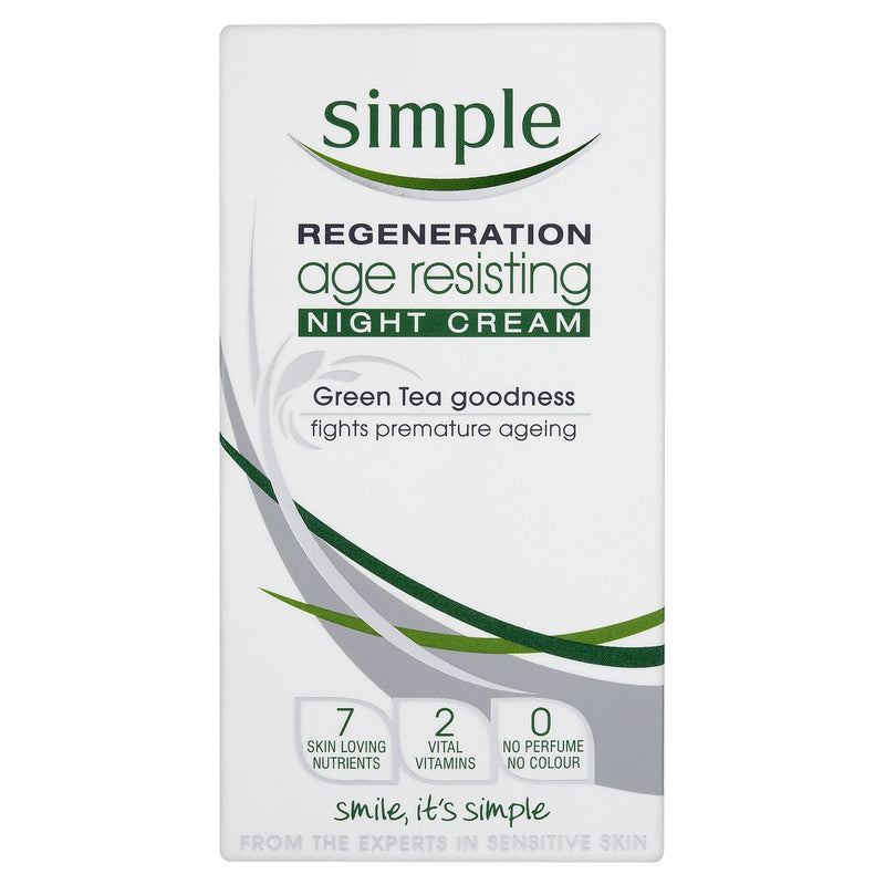 Simple Regeneration Age Resisting Night Cream 50 ml - Pack of 6 - NewNest Australia