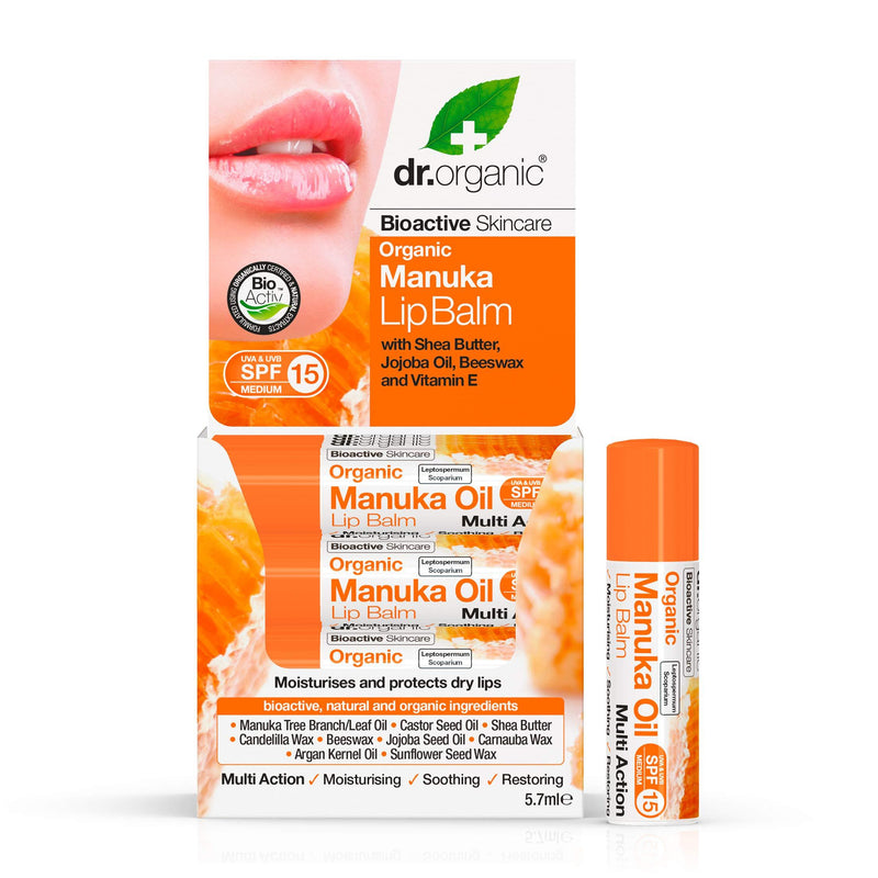 DR ORGANIC Manuka Honey Lip Balm, 5.7 ml - NewNest Australia