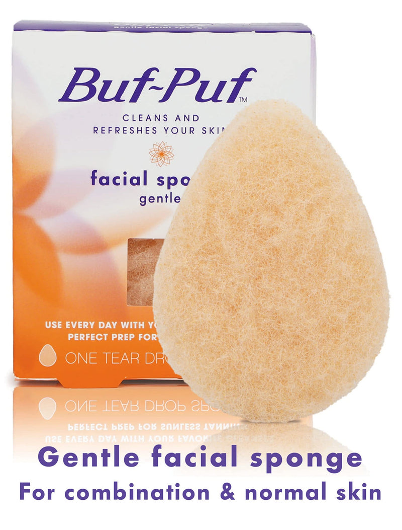 Buf-Puf Gentle Facial Sponge, Dermatologist Developed, Removes Deep Down Dirt & Makeup Causes Breakouts and Blackheads, Reusable, Exfoliating, 1 Count Buf Puf Gentle Facial Sponge - NewNest Australia