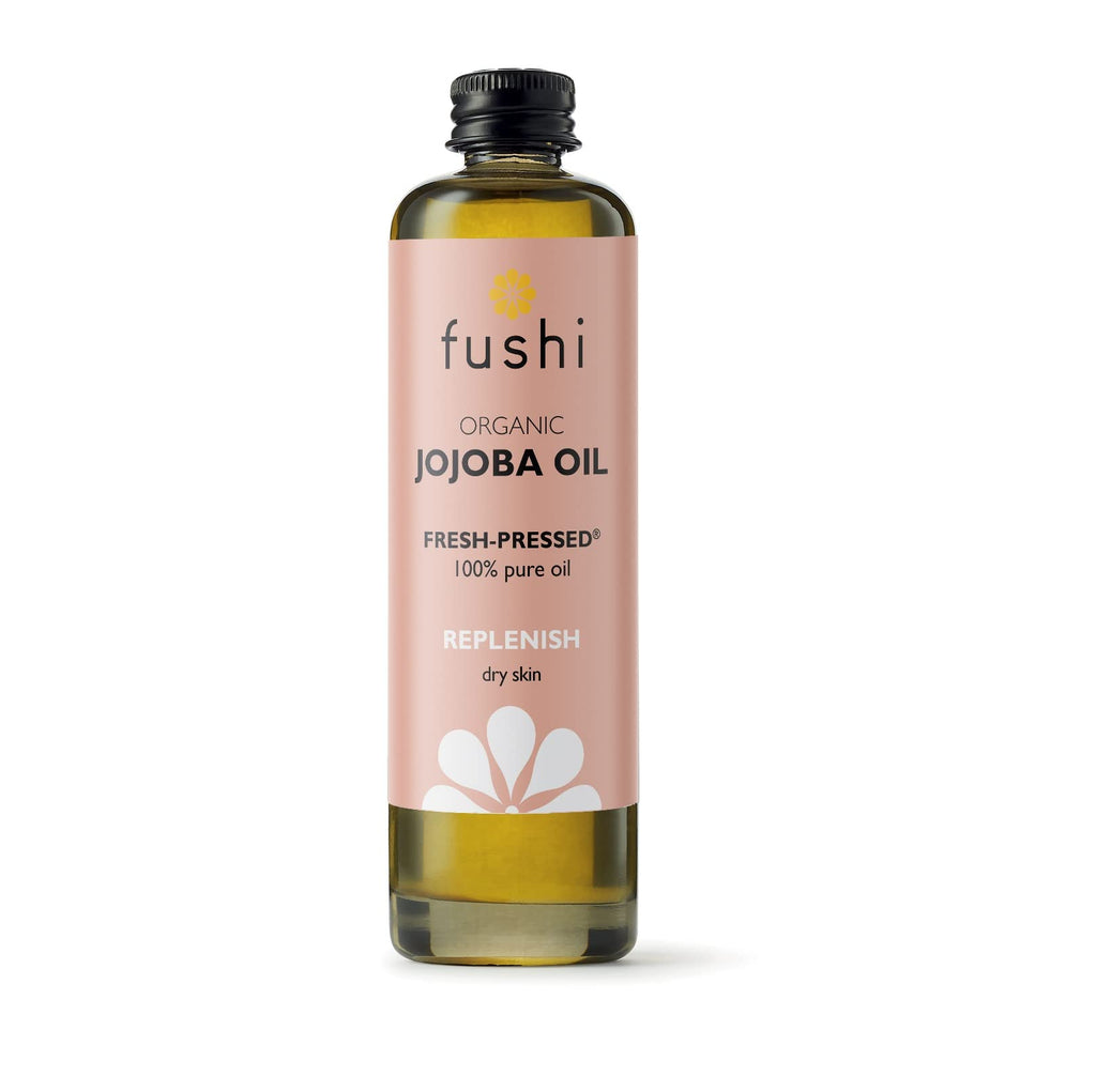 Fushi Organic Jojoba Oil 100 ml | Fresh-Pressed| Rich in Vitamin E | Best for Skin Cleansing, Dry Skin & Dry Hair | Hypoallergenic Oil | Ethical & Vegan Society Approved | Manufactured in the UK - NewNest Australia