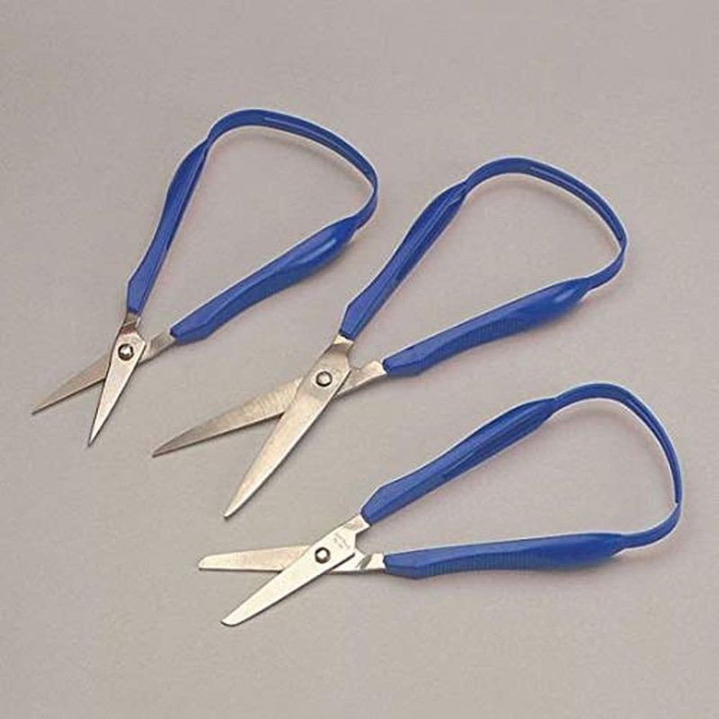 Sammons Preston Easi-Grip Scissors with Pointed Tip, 1.75" Blade, Lightweight and Easy to Use Scissors for Cutting, 4.5" Long Scissor for Children, Elderly, Disabled, Easy Grip Safe Handle Scissors - NewNest Australia