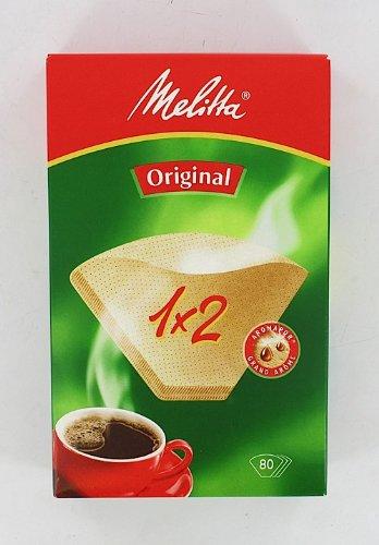 Melitta Two Cup Coffee Filter Brown Pack of 80 - NewNest Australia