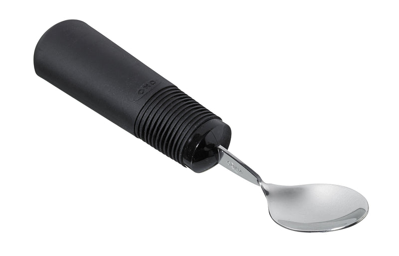 Performance Health Good Grips Teaspoon with Built-Up Handle, Adaptive Eating Utensil, Cushioned Grip, Ideal for Arthritis, Neurological Impairments & Weakness, Flexible Ribbing, Non-Latex - NewNest Australia