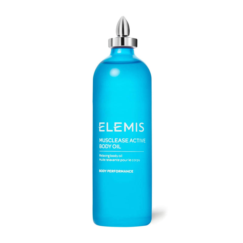 ELEMIS Musclease Active Body Oil, Relaxing Body Oil Infused with a Powerful Blend of Extracts to Relieve, Recharge and Soothe, Calming Lotion with Uplifting Fragrance for Soft, Supple Skin, 100ml - NewNest Australia