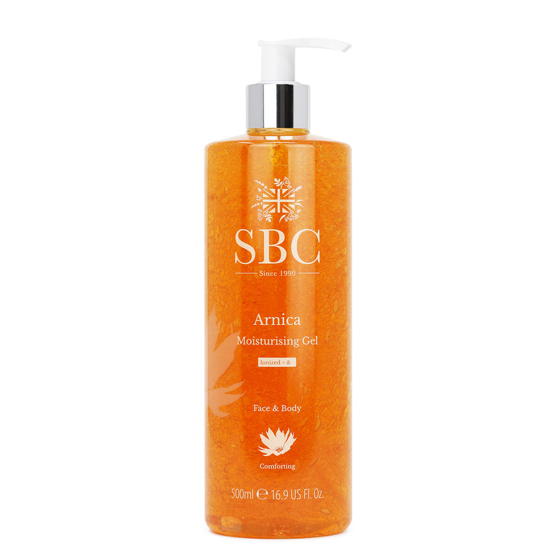 SBC Skincare Arnica Moisturising Skincare Gel - 500ml | Arnica Montana Gel | Award Winning Arnica Gel | Arnica Gel For The Family | Sport, Muscle Relief Gel - NewNest Australia