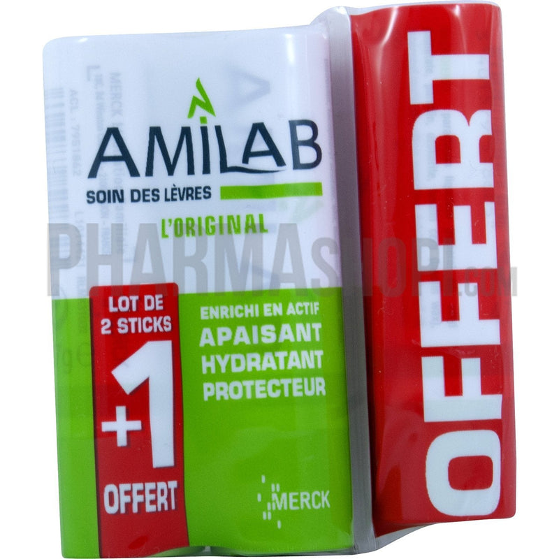 Amilab Lip Care 3 Sticks whose 1 Free - NewNest Australia