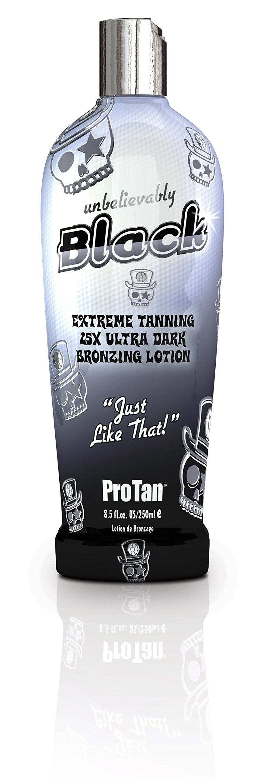 Pro Tan Unbelievably Black Extreme Tanning 25X Ultra Dark Bronzing Lotion 250ml 250 ml (Pack of 1) - NewNest Australia