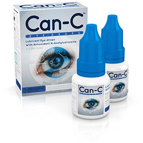 Can-C (N.A.C.) Eye Drops, Lubricant eyedrops with antioxidant n-acetylcarnosine. 2 Vials of 5 ml - NewNest Australia