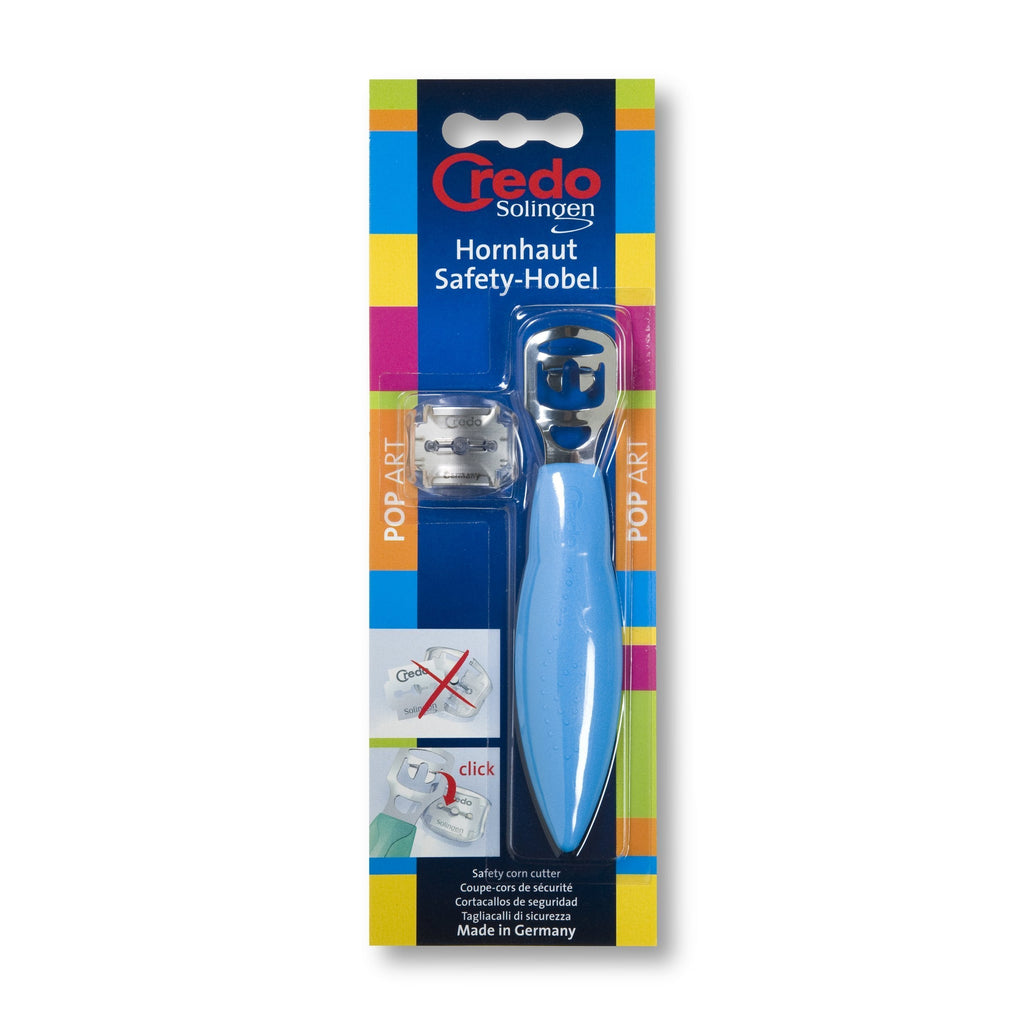 CREDO Callus Safety Slicer Pop Art Chrome-Plated Blue - NewNest Australia