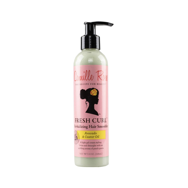 Camille Rose Fresh Curl Revitalizing Hair Smoother, moisturising curl definition, styling lotion and detangler. Natural, clean formula. For coily, curly, wavy hair, 8.0 fl. oz. - NewNest Australia